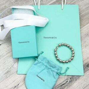 Tiffany & Co. Sterling Silver Hardwear Ball Bracelet